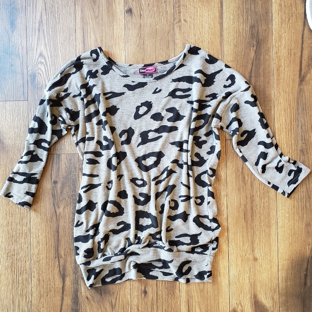 Leopard sweater